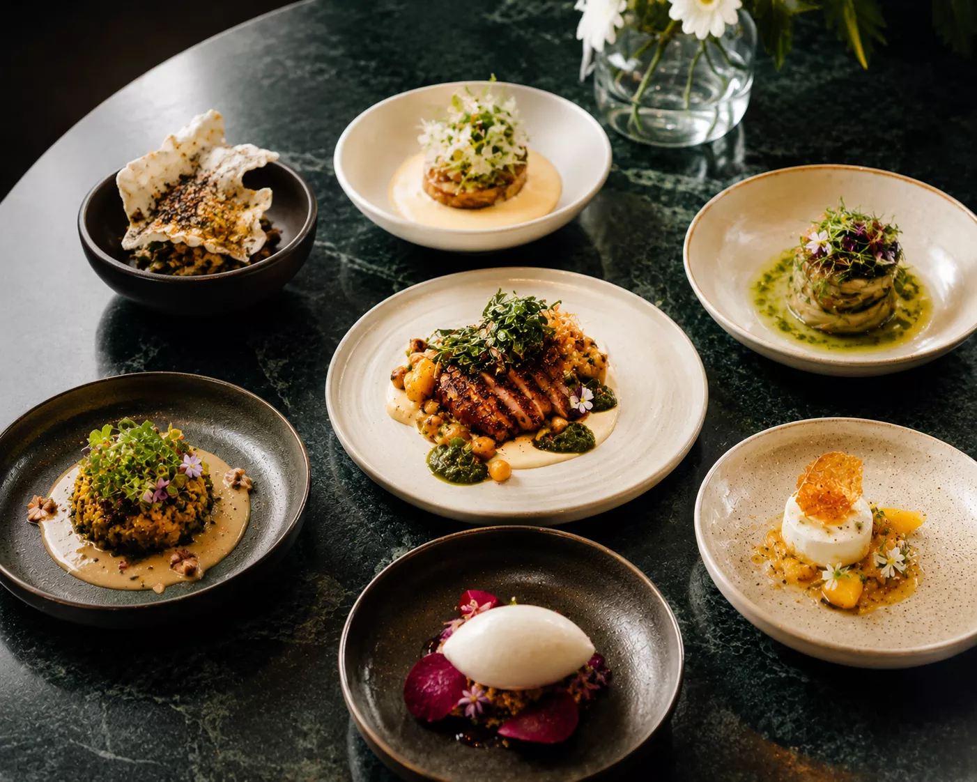 Six-course Indian tasting menu at fine dining Melbourne restaurant