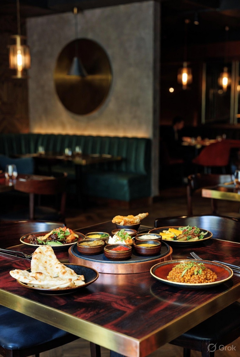 Indian sharing plates served at contemporary Melbourne restaurant Flora